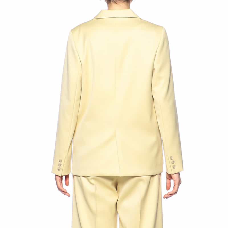 BARNEYS NEW YORK セットアップダブルブレステッドジャケット YELLOW