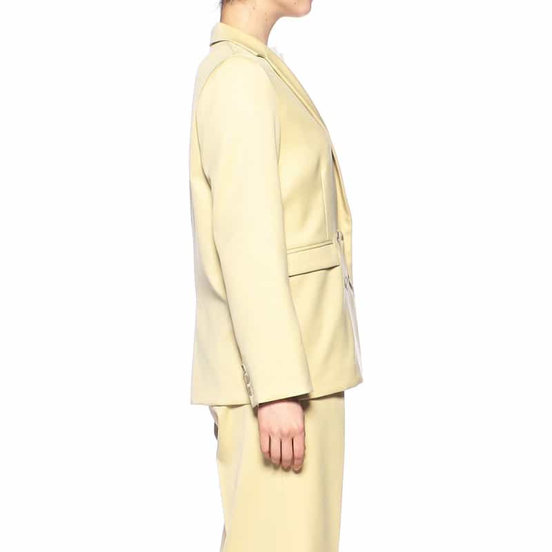 BARNEYS NEW YORK セットアップダブルブレステッドジャケット YELLOW