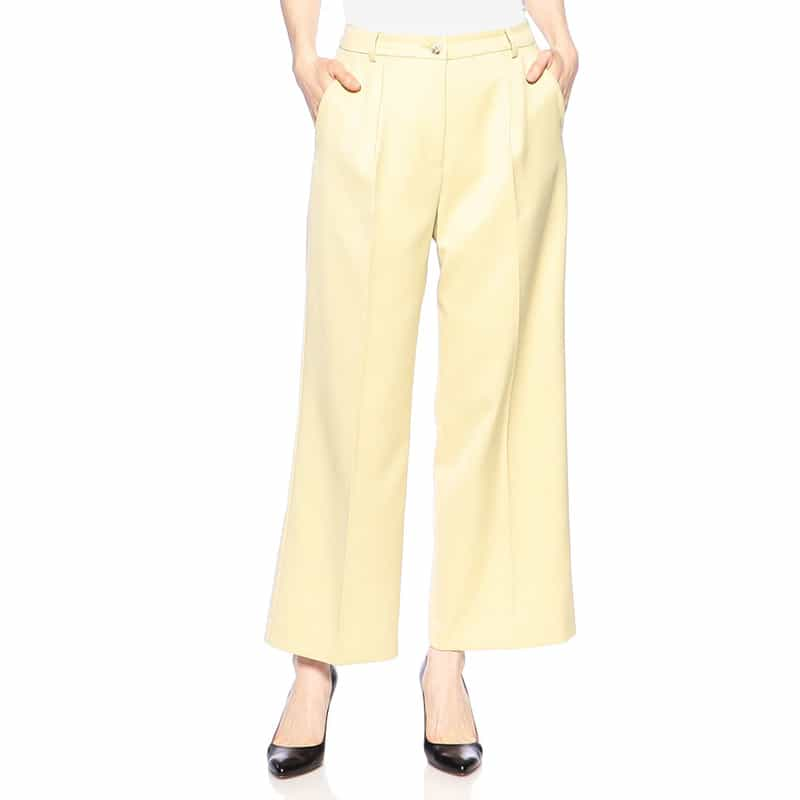 BARNEYS NEW YORK セットアップワイドパンツ YELLOW