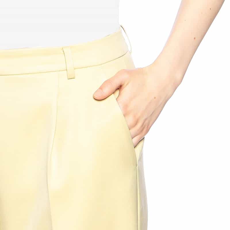 BARNEYS NEW YORK セットアップワイドパンツ YELLOW
