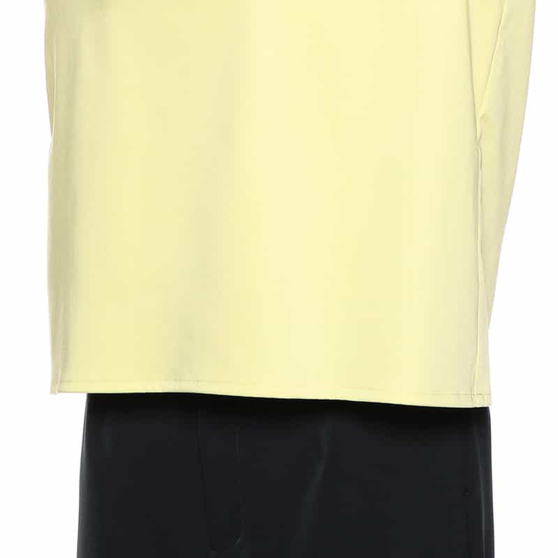 BARNEYS NEW YORK セットアップウォッシャブルビッグカラーブラウス YELLOW