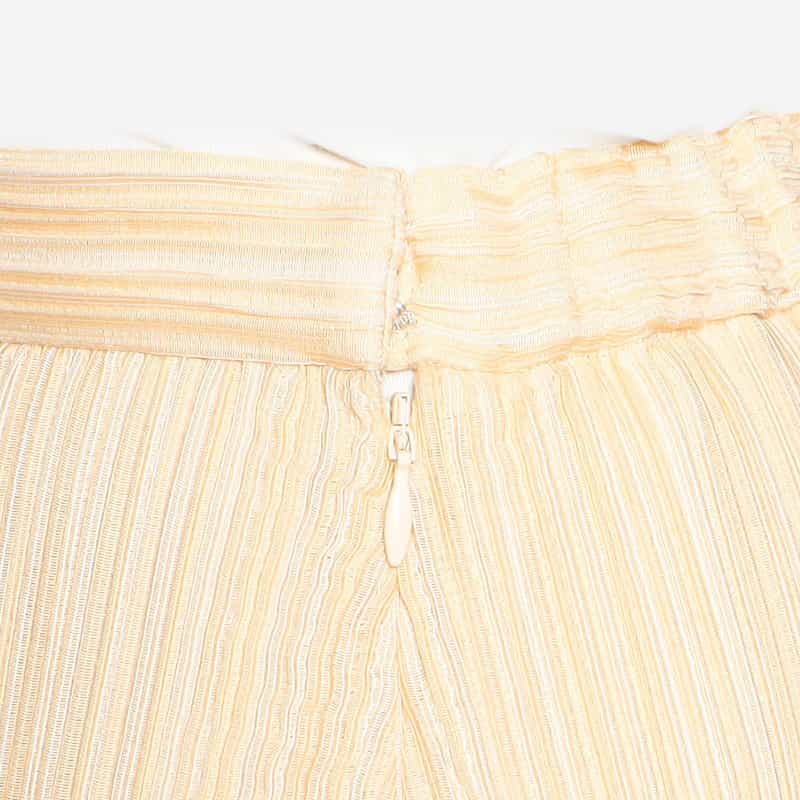 BARNEYS NEW YORK ウォッシャブルギャザースカート BEIGE