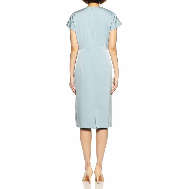 BARNEYS NEW YORK ネックリボンゲストドレス GREEN