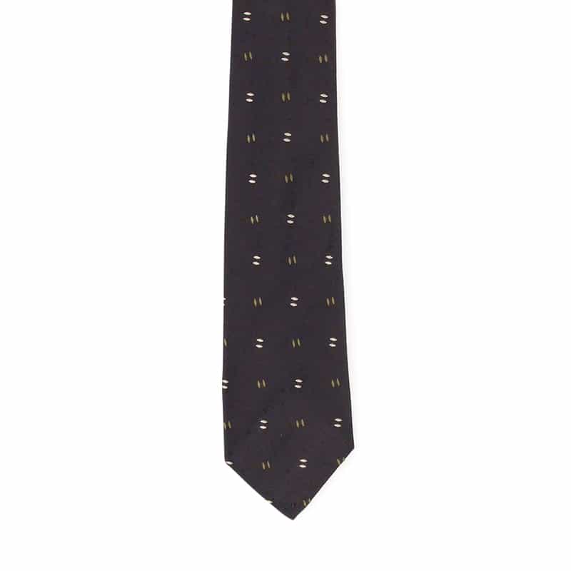 ATTO VANNUCCI FIRENZE オーバル柄セッテピエゲタイ NAVY