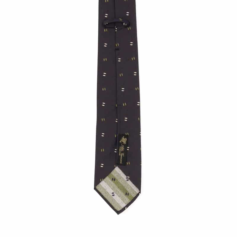 ATTO VANNUCCI FIRENZE オーバル柄セッテピエゲタイ NAVY