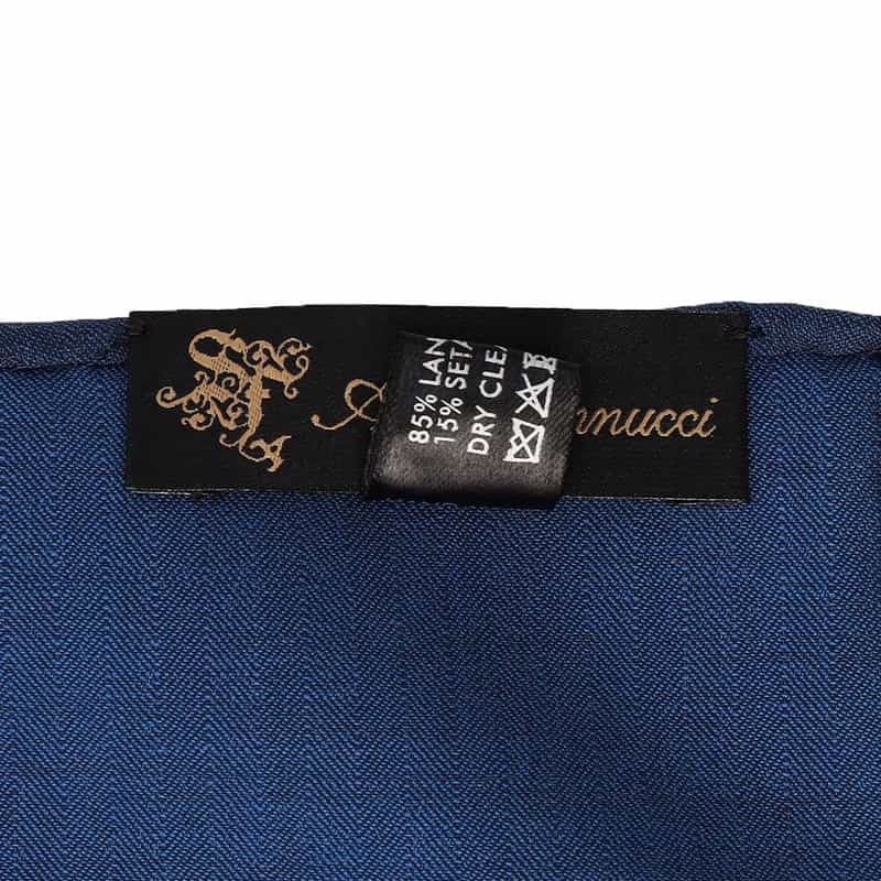 ATTO VANNUCCI FIRENZE ポケットチーフ NAVY