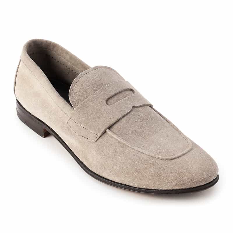 HENDERSON スエードコインローファー “CAPRI" BEIGE