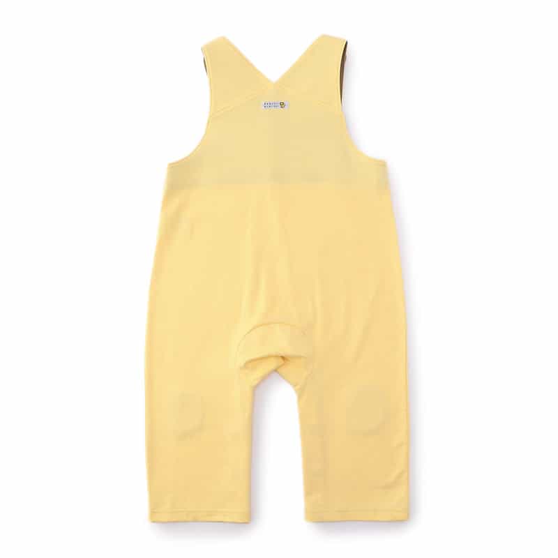 BARNEYS NEW YORK ライオン刺繍オーバーオール YELLOW