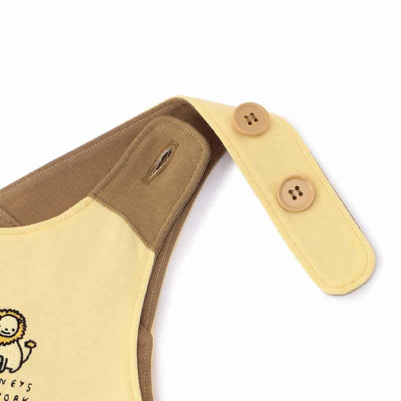 BARNEYS NEW YORK ライオン刺繍オーバーオール YELLOW