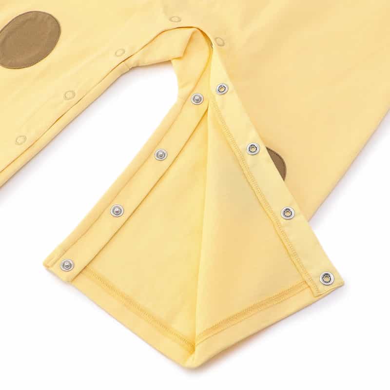 BARNEYS NEW YORK ライオン刺繍オーバーオール YELLOW