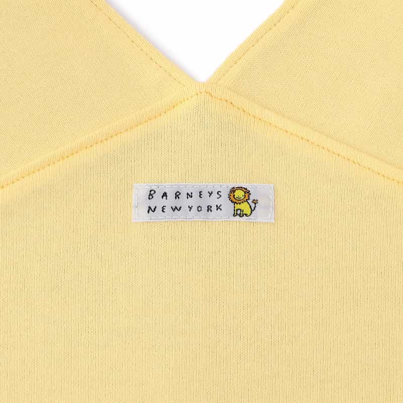BARNEYS NEW YORK ライオン刺繍オーバーオール YELLOW