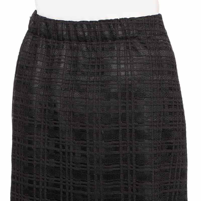 BARNEYS NEW YORK セットアップレーススカート BLACK