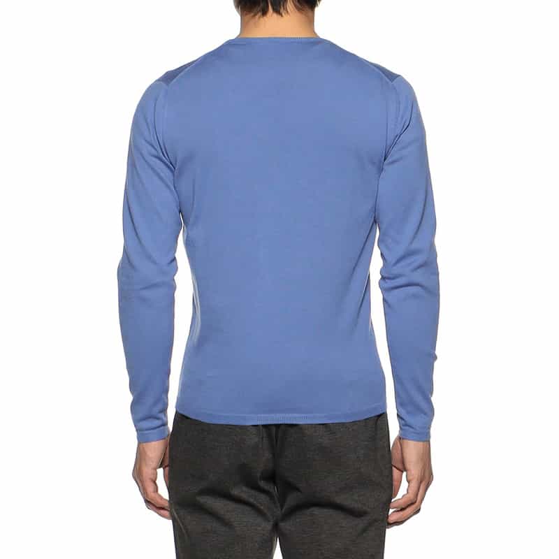 CRUCIANI クルーネックニットプルオーバー LIGHT BLUE