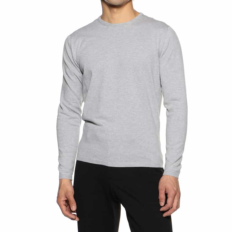CRUCIANI クルーネックニットプルオーバー GRAY