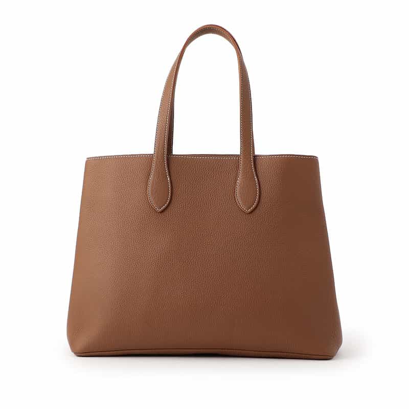 IL MICIO レザートートバッグ "A-1" LIGHT BROWN