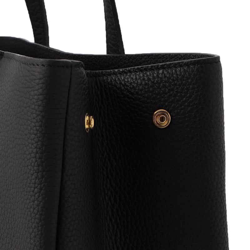 IL MICIO レザートートバッグ "A-1" BLACK