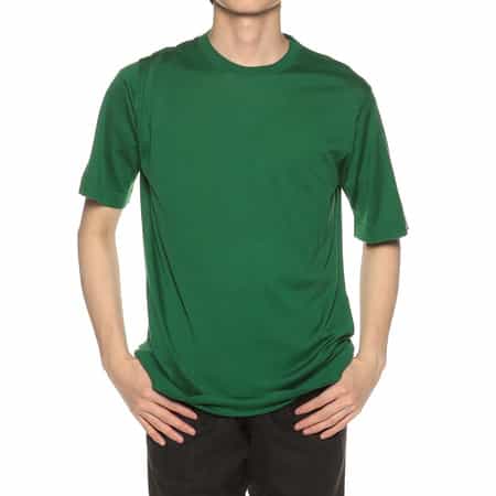 海島綿クルーネックニットTシャツ "LORCA"