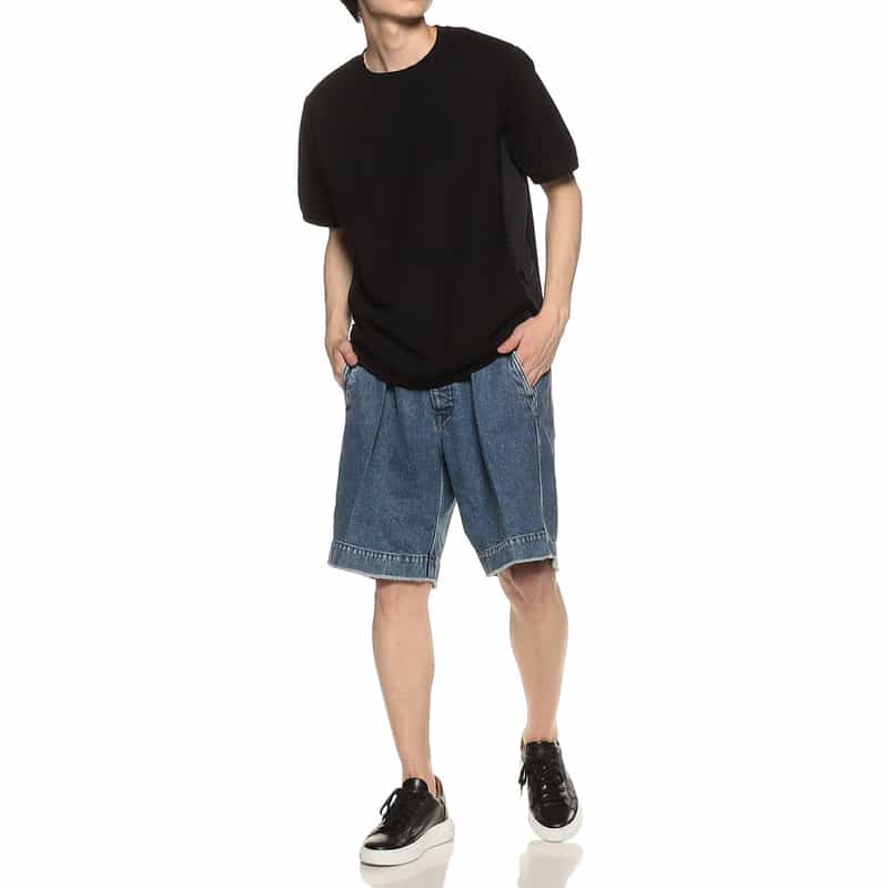 TANAKA バーニーズ　ニューヨーク限定デニムショーツ LIGHT BLUE