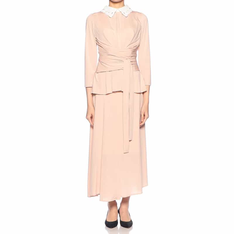 CORCOVADO セットアップストレッチフレアスカート LIGHT PINK