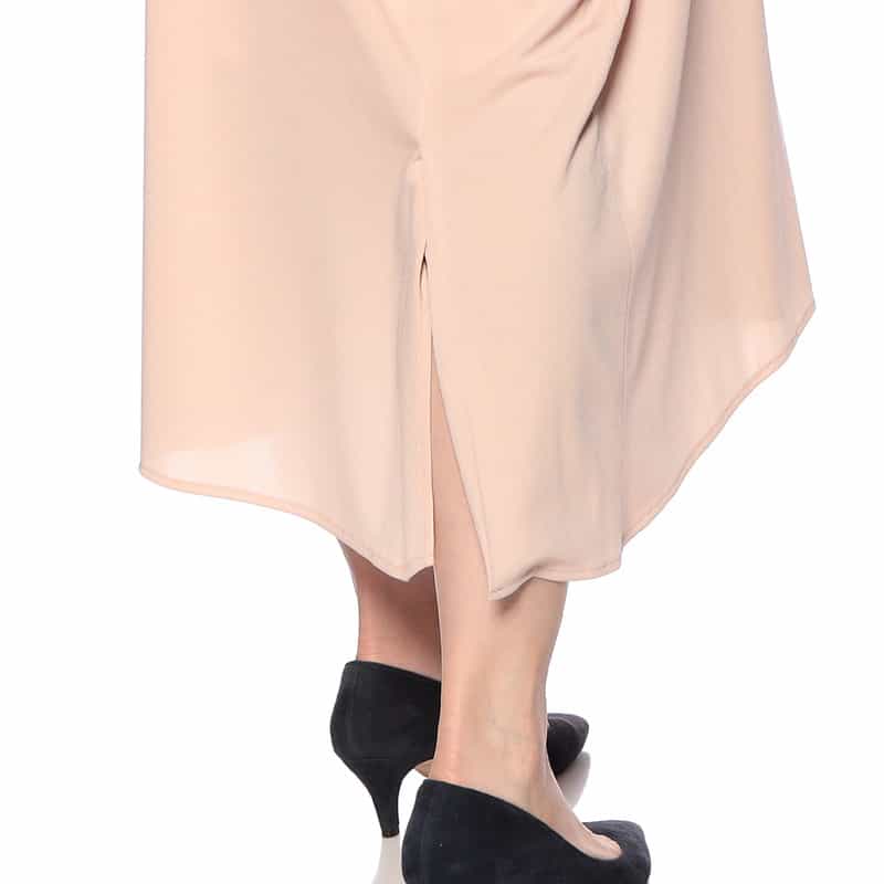 CORCOVADO セットアップストレッチフレアスカート LIGHT PINK