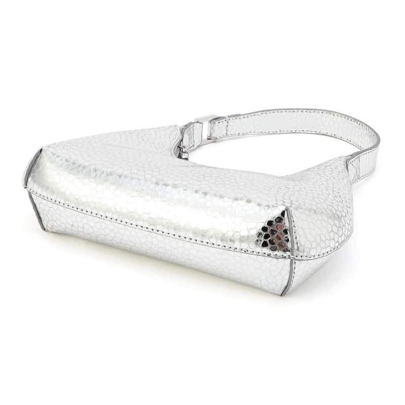 BY FAR "BABY AMBER" ミニショルダーバッグ SILVER