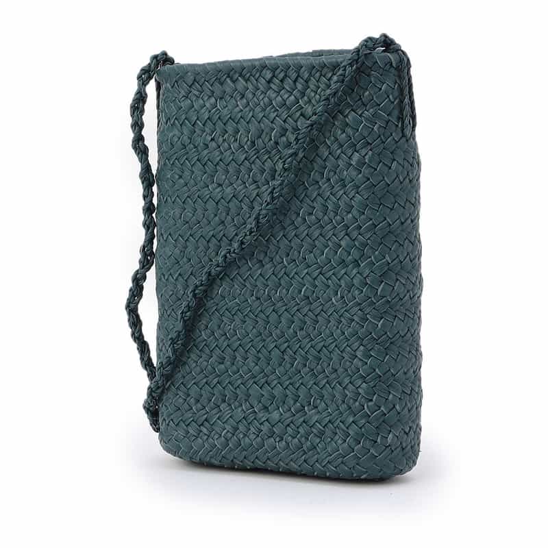 AETA レザーポシェット GREEN