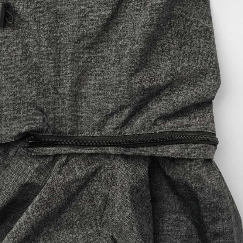 BARNEYS NEW YORK ダウンライナー付きフーデッドステンカラーコート GRAY