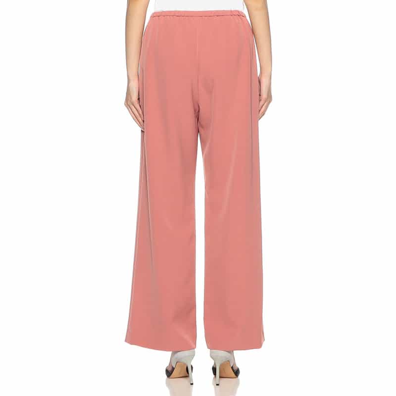 BARNEYS NEW YORK ウォッシャブルイージーワイドパンツ PINK