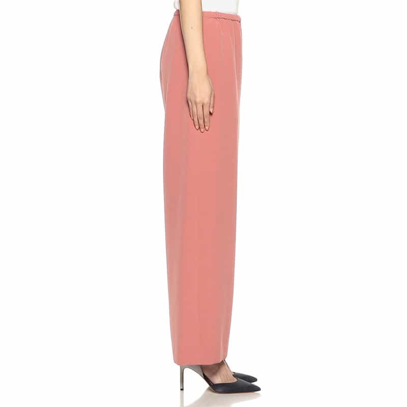 BARNEYS NEW YORK ウォッシャブルイージーワイドパンツ PINK