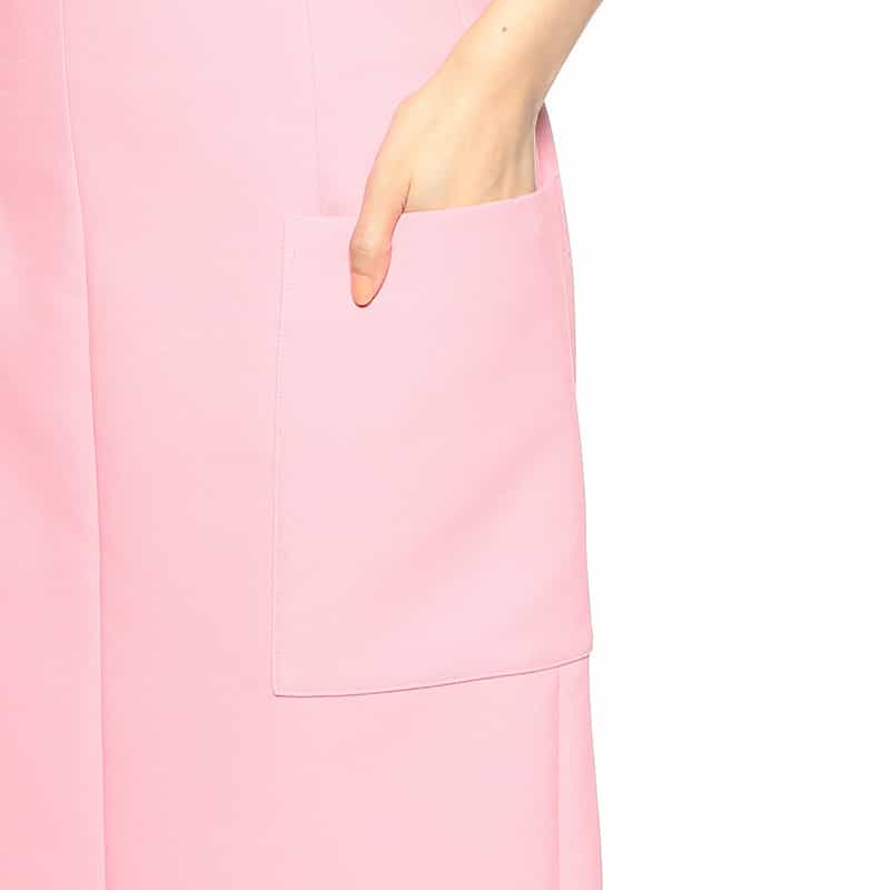 BARNEYS NEW YORK ウォッシャブルサイドポケットタイトスカート PINK