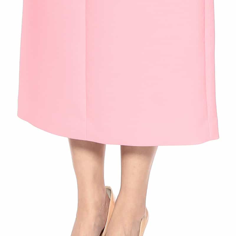 BARNEYS NEW YORK ウォッシャブルサイドポケットタイトスカート PINK