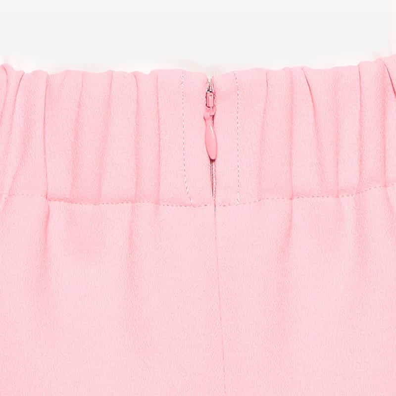 BARNEYS NEW YORK ウォッシャブルサイドポケットタイトスカート PINK