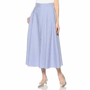 ウォッシャブル フレアミディスカート