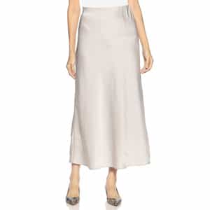 ウォッシャブルサテンマーメイドスカート