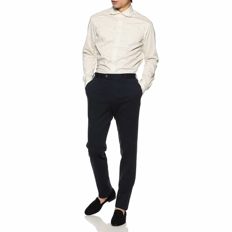 PT TORINO ドレスライクストレッチジョガーパンツ NAVY