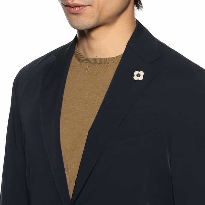 LARDINI セットアップジャージージャケット NAVY