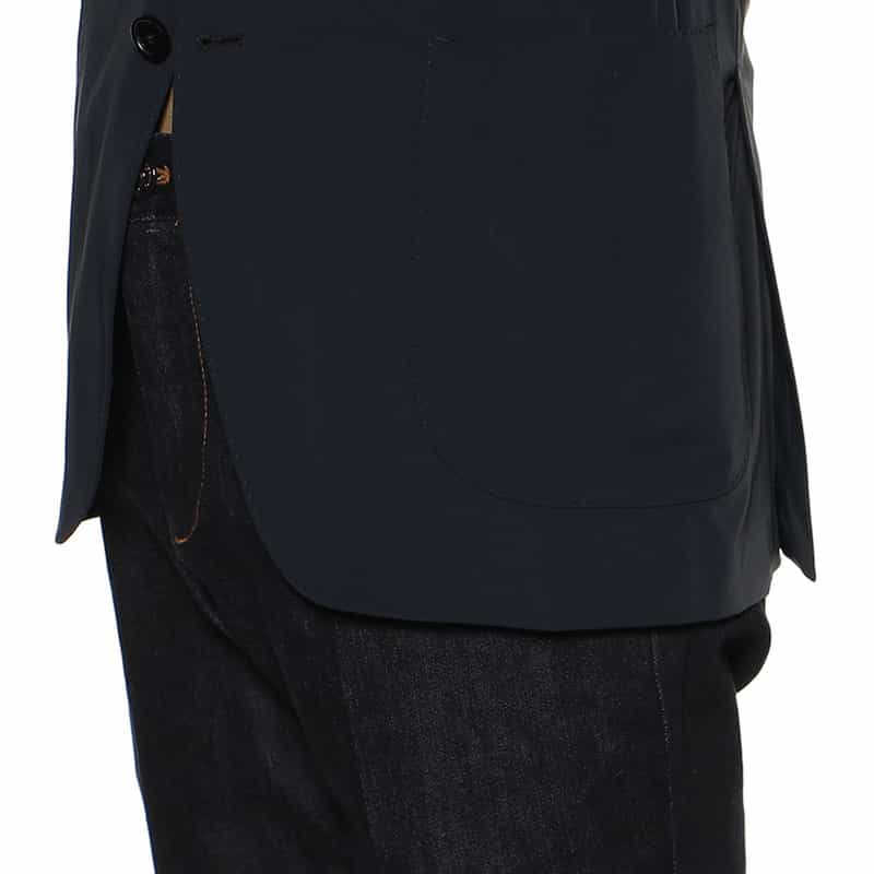 LARDINI セットアップジャージージャケット NAVY