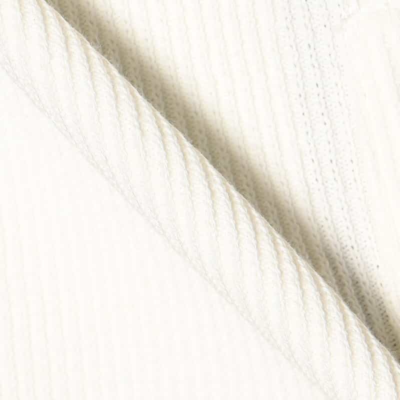 LARDINI コットンニットジャケット IVORY