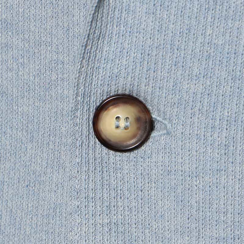 LARDINI コットンニットジャケット BLUE