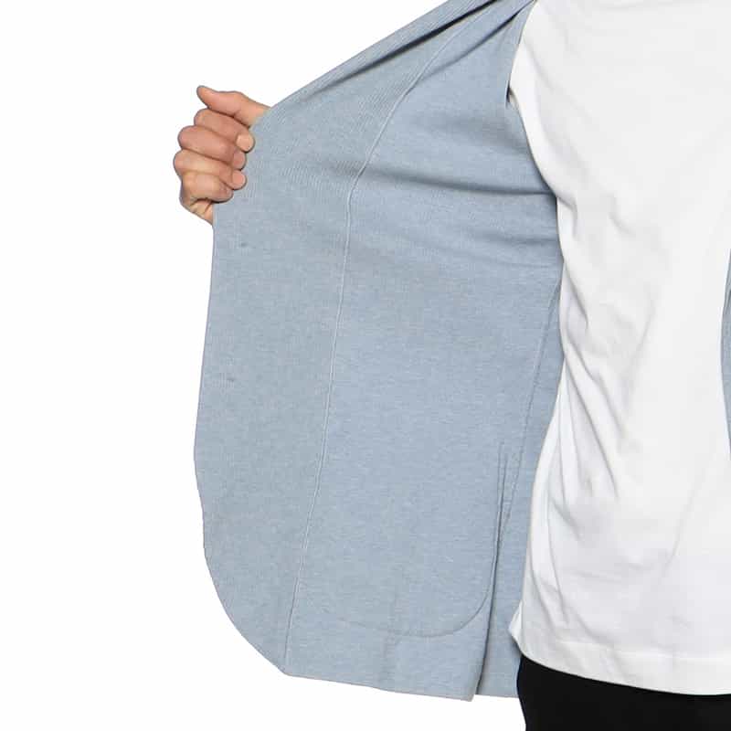 LARDINI コットンニットジャケット BLUE