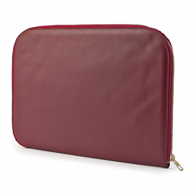 CAHU PVCジップPCケース WINE