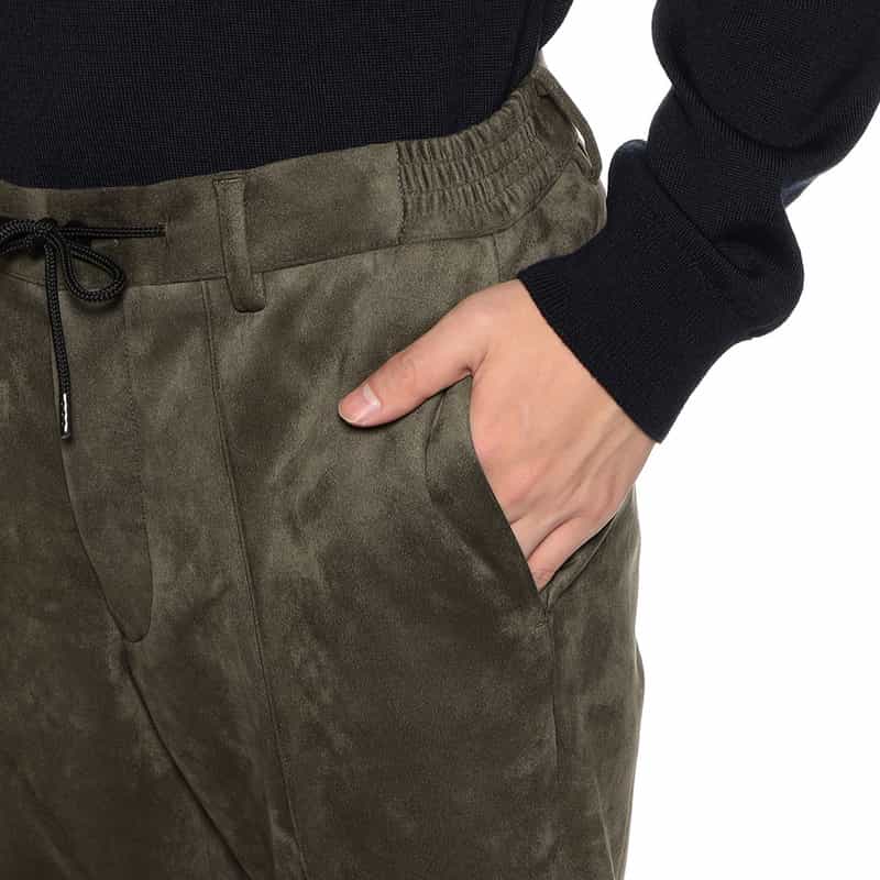 BARNEYS NEW YORK セットアップイージーパンツ KHAKI