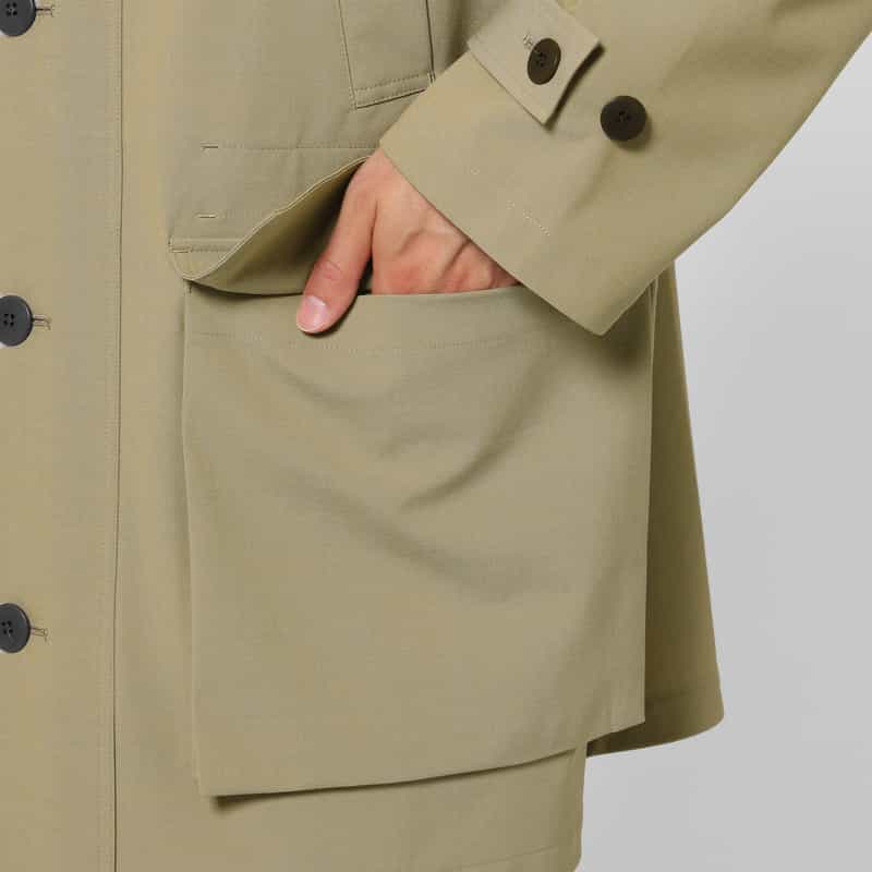 BARNEYS NEW YORK オーバーフィットマウンテンパーカー BEIGE