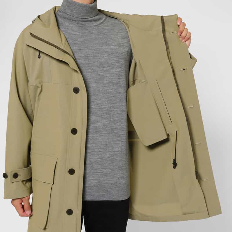 BARNEYS NEW YORK オーバーフィットマウンテンパーカー BEIGE