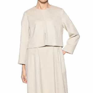 セットアップノーカラージャケット