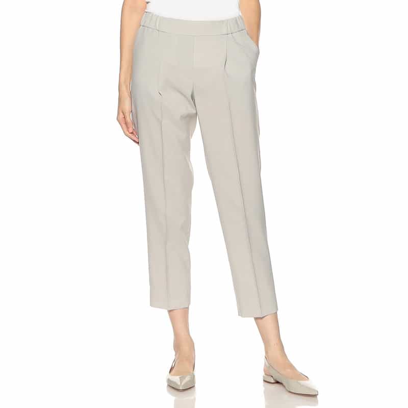 BARNEYS NEW YORK セットアップウォッシャブルテーパードパンツ LIGHT GRAY