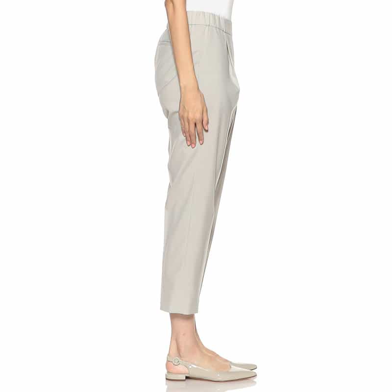 BARNEYS NEW YORK セットアップウォッシャブルテーパードパンツ LIGHT GRAY