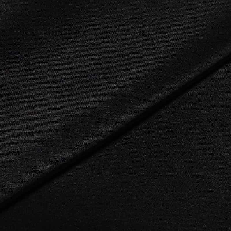 BARNEYS NEW YORK ウォッシャブルサテンライクオールインワン BLACK