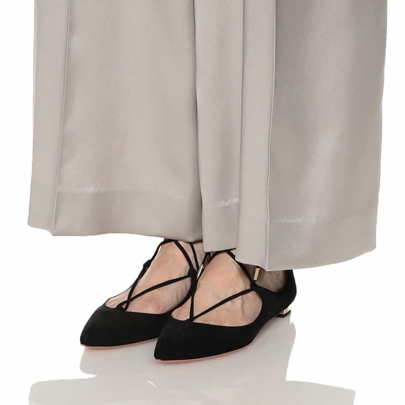 BARNEYS NEW YORK ウォッシャブルサテンライクオールインワン CHAMPAGNE