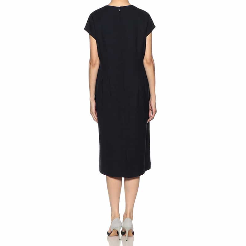 BARNEYS NEW YORK セットアップタックドレス NAVY